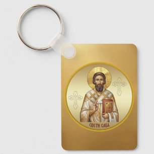 Llavero Camiseta de icono ortodoxo de San Sava