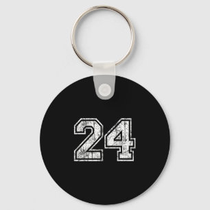 Llavero Camiseta de jugador Sketll número 24 vintage desga