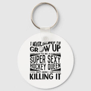 Llavero Camiseta de jugadora de hockey sobre hierba mujere