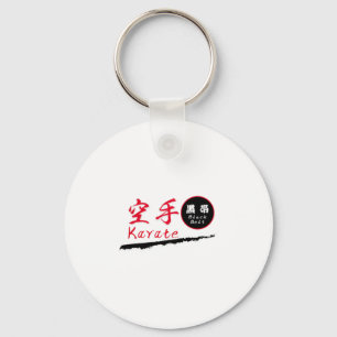 Llavero Camiseta de Karate Cinturón Negro