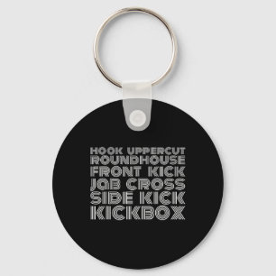 Llavero Camiseta De Kickboxer De Patadas Y Puñetazos Kickb