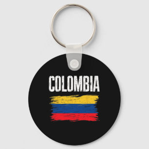 Llavero Camiseta de la bandera de Colombia Equipo de fútbo