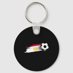 Llavero Camiseta de la bandera de Egipto equipo de fútbol