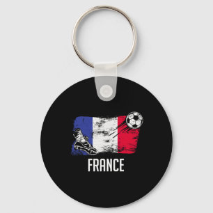 Llavero Camiseta de la bandera de Francia Equipo de fútbol