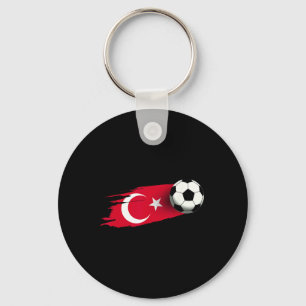 Llavero Camiseta de la bandera de Turquía Equipo de fútbol