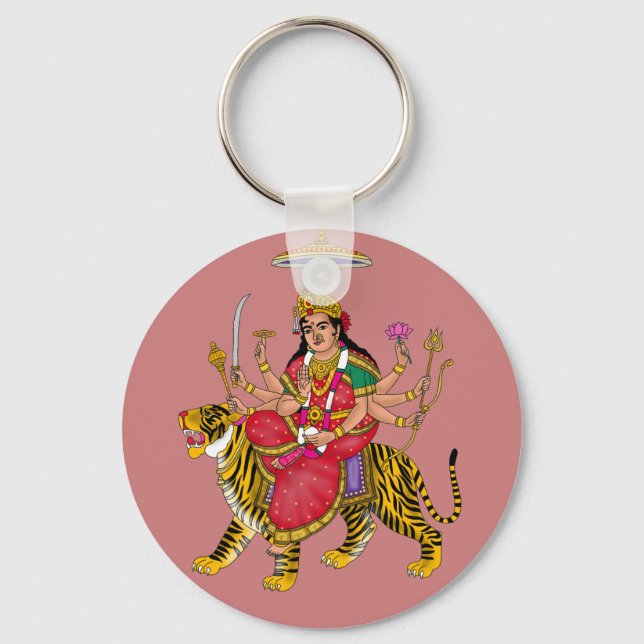 Llavero Camiseta de la diosa Durga (Anverso)