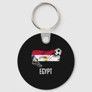 Llavero Camiseta de la selección de Egipto con bandera de