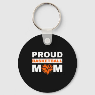 Llavero Camiseta de madre orgullosa de baloncesto