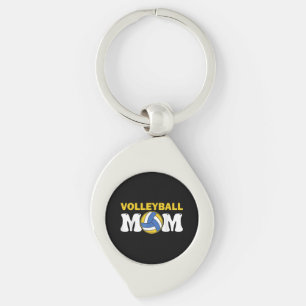 Llavero Camiseta de mamá de voleibol femenino divertida dí