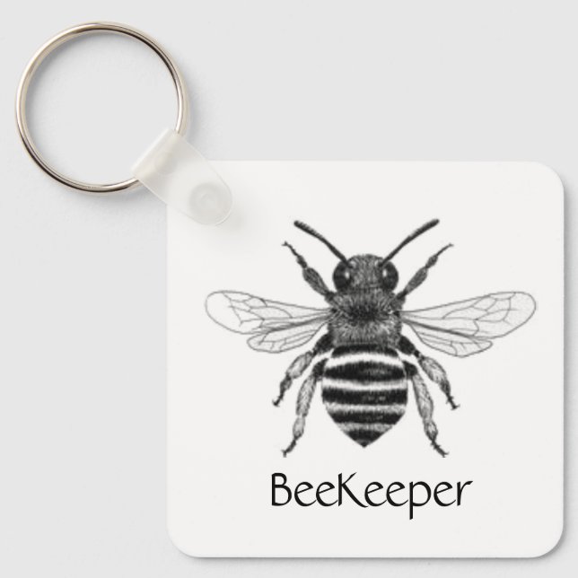 Llavero Camiseta de mujer - BeeKeeper (Anverso)