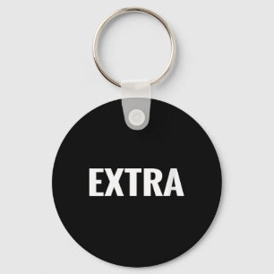 Llavero Camiseta de Mujer Que Dice Extra - Un Diseño Que D