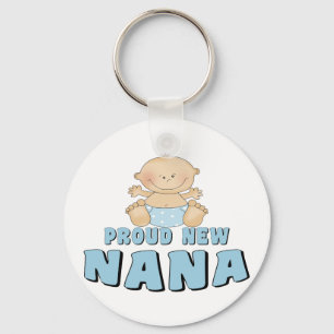Llavero Camiseta de Nana Nueva Orgullosa