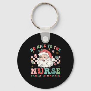 Llavero Camiseta De Navidad De Enfermera Sé Amable Con La 