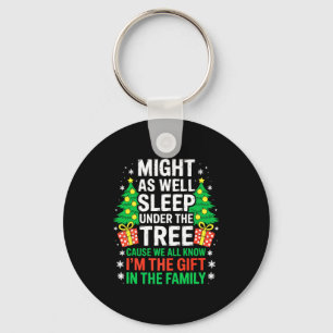 Llavero Camiseta de Navidad para dormir bajo el árbol