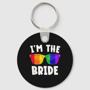 Llavero Camiseta de novia para fiesta de boda gay lésbica 