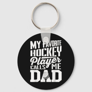 Llavero Camiseta de padre de hockey sobre césped hombres a