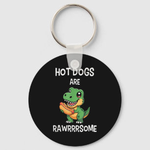 Llavero Camiseta de perro caliente Dinosaurio T Rex Divert