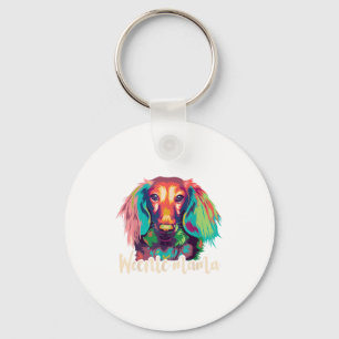 Llavero Camiseta de perro salchicha Mujeres Mamá Salchicha