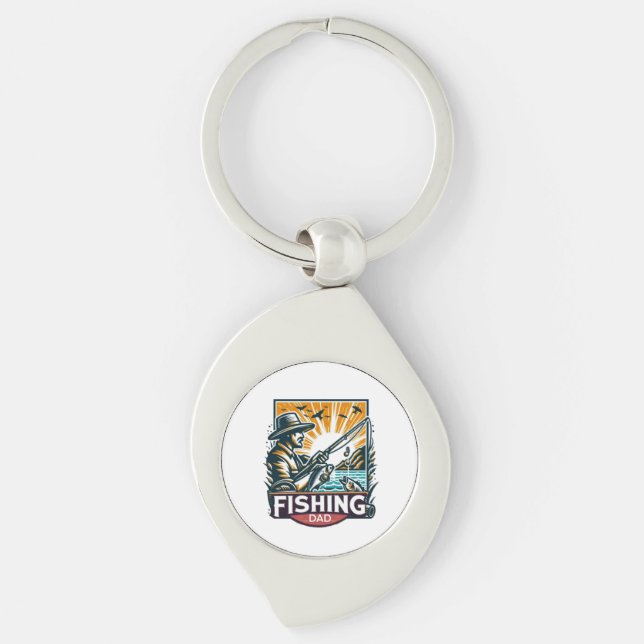 Llavero Camiseta de pesca (Anverso)