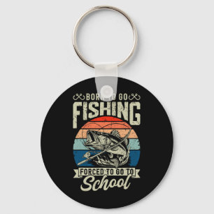 Llavero Camiseta de pesca para adolescentes obligados a ir