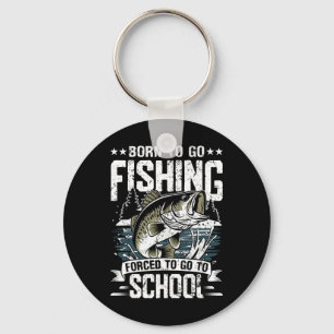 Llavero Camiseta de pesca para adolescentes obligados a ir
