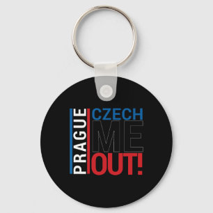 Llavero Camiseta de Praga Ama Checa Me Out República Checa