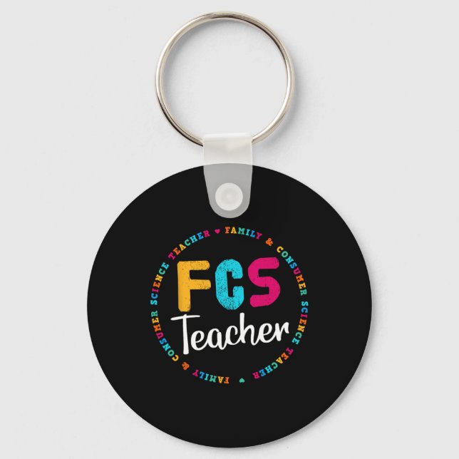 Llavero Camiseta de profesor de FCS - Profesor electivo -  (Anverso)
