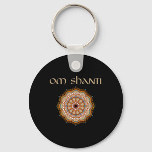 Llavero Camiseta de profesora de yoga Om Shanti Reiki Sana