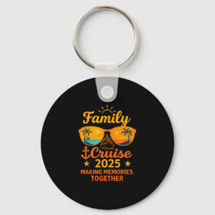 Llavero Camiseta de recuerdo de vacaciones de crucero fami