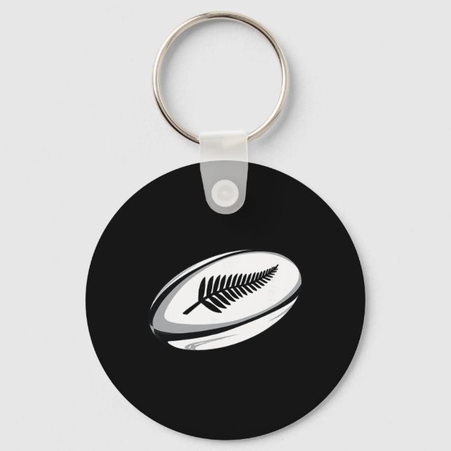 Llavero Camiseta de Rugby de Nueva Zelanda (Anverso)