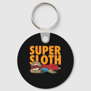 Llavero Camiseta de Super Perezoso _ Personaje Heroico Ani