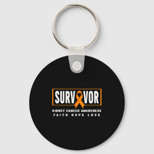 Llavero Camiseta de superviviente de cáncer de riñón - cán
