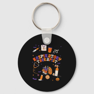 Llavero Camiseta de Terapeuta Respiratorio de Halloween Te