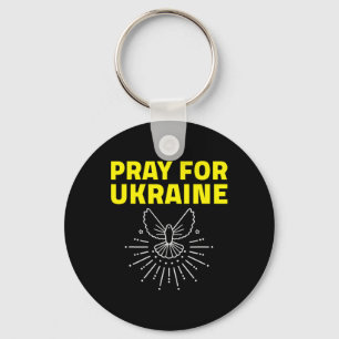 Llavero Camiseta de Ucrania Apoya a Ucrania Paloma Reza Po