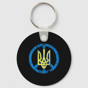 Llavero Camiseta de Ucrania Tridente Tryzub ucraniano