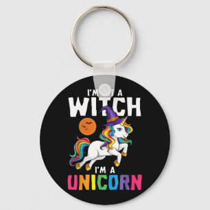 Llavero Camiseta de Unicornio Bruja Halloween Niñas