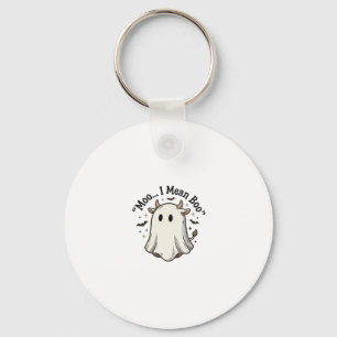 Llavero Camiseta de vaca fantasma linda Halloween Moo quie