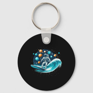 Llavero Camiseta del astronauta surfista luna espacio cami