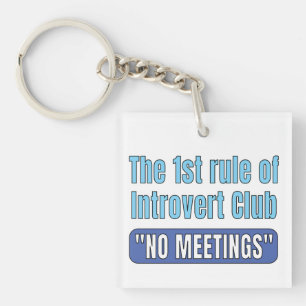 Llavero Camiseta del Club de Introvertidos