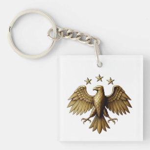 Llavero Camiseta del Emblema del Águila de la Identidad Mo