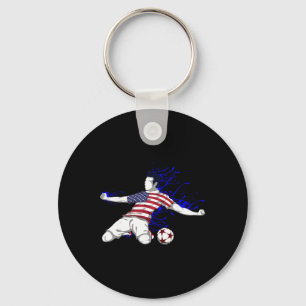 Llavero Camiseta del equipo nacional de fútbol de América