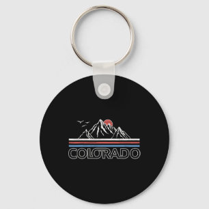 Llavero Camiseta del estado de la montaña de Colorado Mont