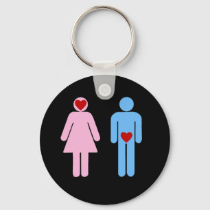 Llavero Camiseta del humor del amor de la mujer del hombre