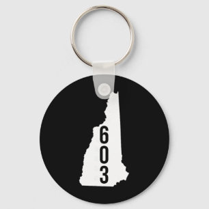 Llavero Camiseta del mapa del estado del código de área 60