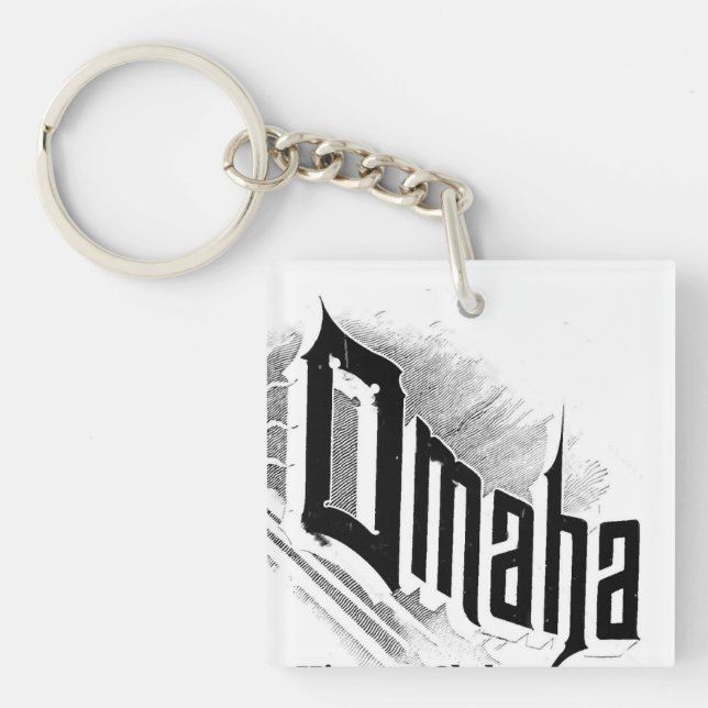 Llavero Camiseta del Rótulo Ghost de Omaha (Frente)