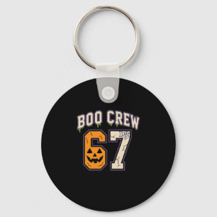 Llavero Camiseta deportiva 67 Halloween Boo Crew Brainrot 