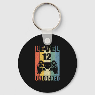 Llavero Camiseta desbloqueado nivel 12 divertido jugador d