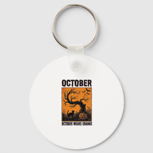 Llavero Camiseta Desi Vintage Espeluznante Halloween Octub