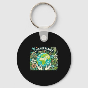 Llavero Camiseta Día de la Tierra Amamos Nuestro Planeta 