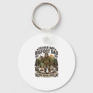 Llavero Camiseta Día del Padre Bigfoot Papá Retro Bosque G